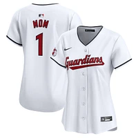 Maillot Nike blanc Cleveland Guardians #1 Mom Home Limited pour femme