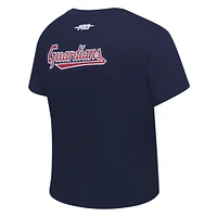 T-shirt court Baby Doll Game Day Classics bleu marine Pro Standard pour femme des Cleveland Guardians