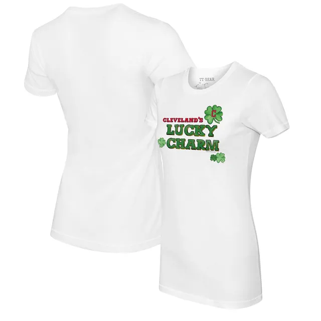 Youth Tiny Turnip White Cleveland Guardians Clemente T-Shirt