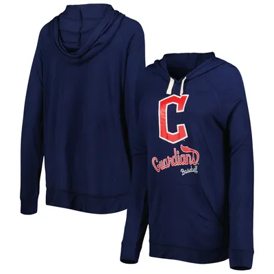 Boston Red Sox Touch Women's Pre-Game Raglan Pullover Hoodie - Navy