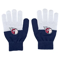 WEAR by Erin Andrews Gants à blocs de couleurs des Cleveland Guardians pour femmes