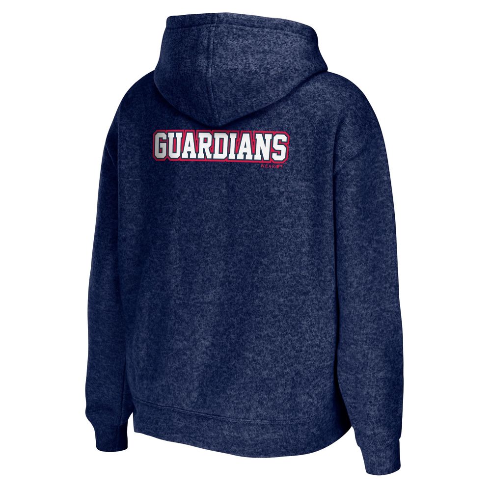 Women's WEAR by Erin Andrews Navy Cleveland Guardians Full-Zip Hoodie