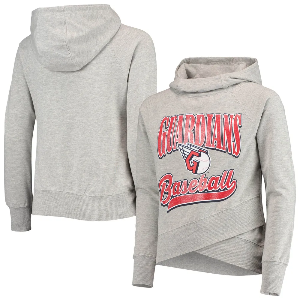 Men's Antigua Heather Gray Cleveland Browns Team Logo Victory Pullover Hoodie Size: Small