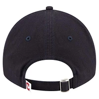 Casquette ajustable 9TWENTY pour jeunes des Cleveland Guardians de couleur bleu marine New Era