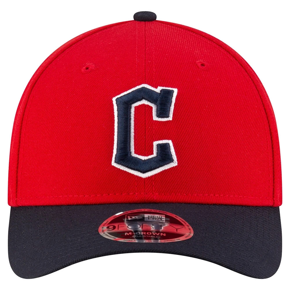 Casquette ajustable 9FORTY pour jeune joueur des Cleveland Guardians de New Era Red Replica