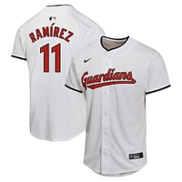 Maillot de joueur match à domicile Nike Jose Ramirez pour jeunes des Cleveland Guardians blanc