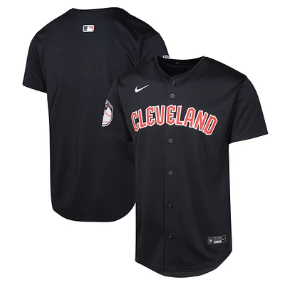 Maillot Nike bleu marine Cleveland Guardians Alternate Limited pour jeunes