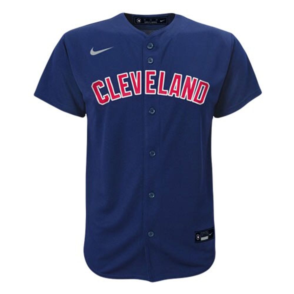 Youth Nike Navy Cleveland Guardians Alternate Replica Team - Jersey