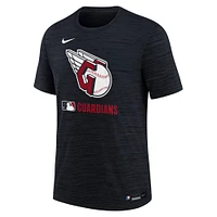 Youth Nike Navy Cleveland Guardians Authentic Collection Velocity Performance T-Shirt