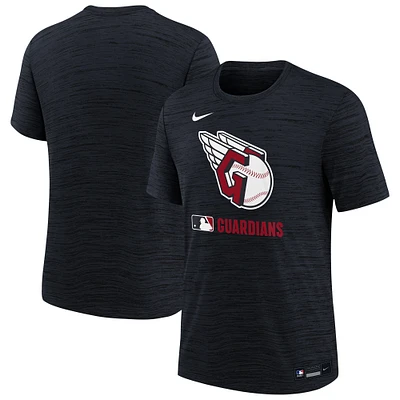 Youth Nike Navy Cleveland Guardians Authentic Collection Velocity Performance T-Shirt