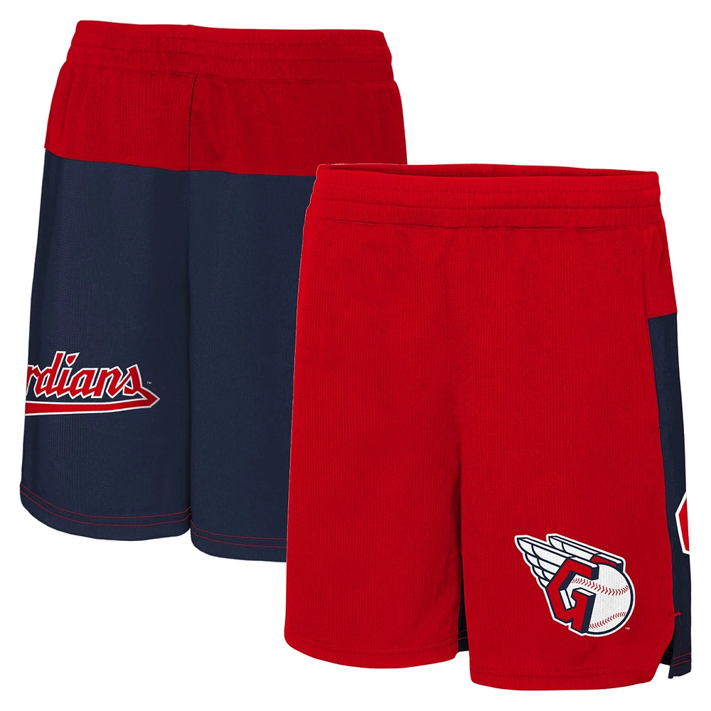 Youth Red Cleveland Guardians 7th Inning Stretch Shorts