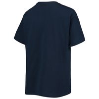 Lids Cleveland Guardians Stitches Youth Logo T-Shirt - Navy