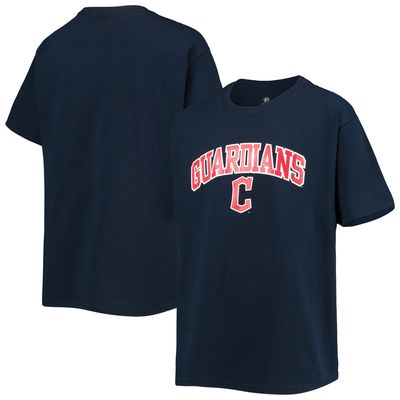 Cleveland Indians Stitches Youth Heat Transfer T-Shirt - Navy