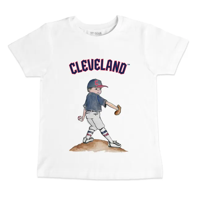 Youth Cleveland Guardians Navy Stealing Home T-Shirt