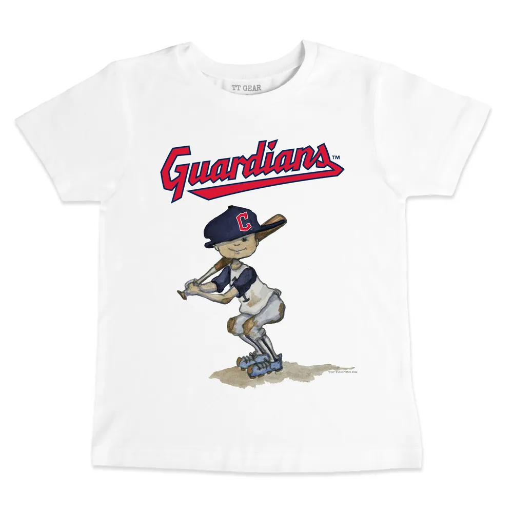 Lids Cleveland Guardians Tiny Turnip Youth Team Slugger T-Shirt - White