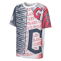 T-shirt blanc pour jeunes Cleveland Guardians Impact Hit Bold