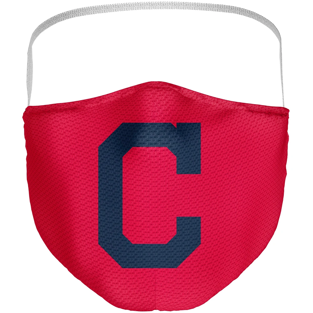 Adulte Fanatics Cleveland Indians All Over Logo Couvre-visage 3-Pack