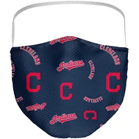 Adulte Fanatics Cleveland Indians All Over Logo Couvre-visage 3-Pack