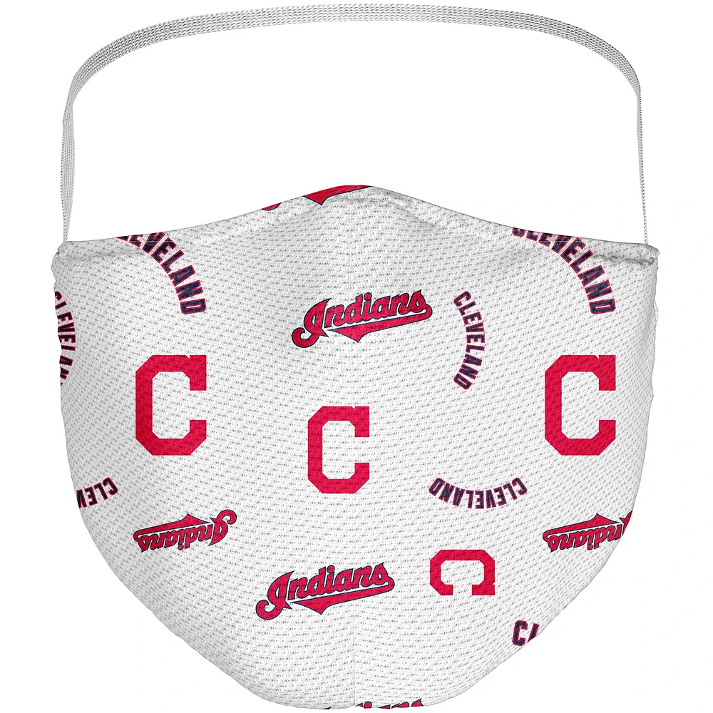 Adulte Fanatics Cleveland Indians All Over Logo Couvre-visage 3-Pack