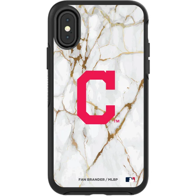 Fan Brander Cleveland Indians Black Slate Primary Mark iPhone Case