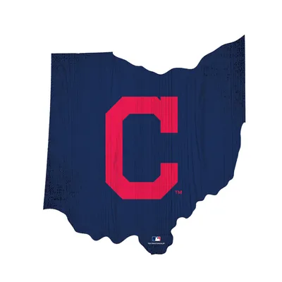 Cleveland Indians 12" Logo State Sign