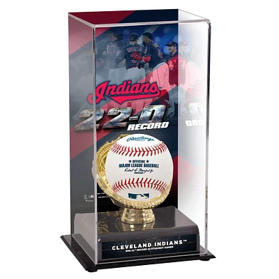 Cleveland Indians 2017 Record Winning Streak Sublimated Display Case with Image