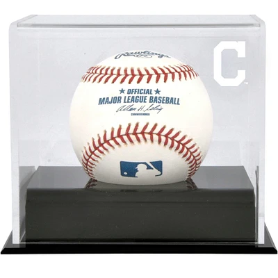 Vitrine de présentation du logo du cube de baseball des Cleveland Indians