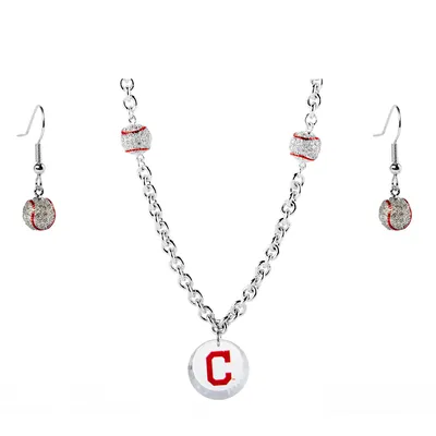 Lids St. Louis Cardinals Crystals from Swarovski Baseball Necklace