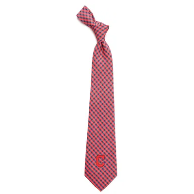 Cleveland Indians Gingham Tie