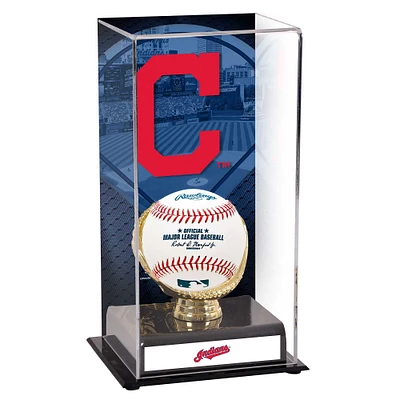 Vitrine sublimée des Cleveland Indians avec image