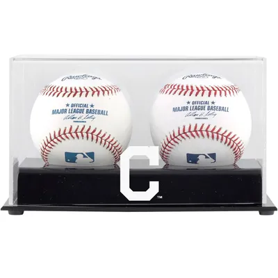 Cleveland Indians Fanatics Authentic Two Baseball Cube Logo Display Case