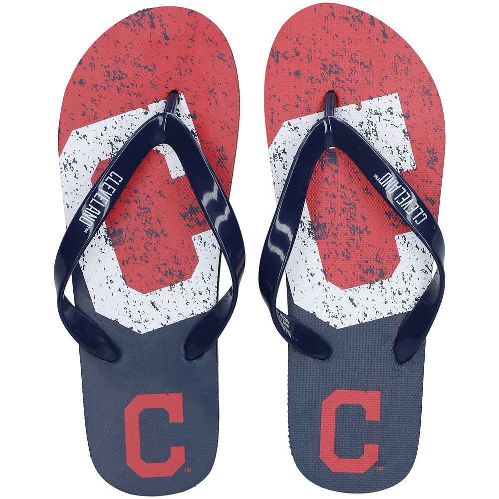 FOCO Cleveland Indians Big Logo Flip-Flops