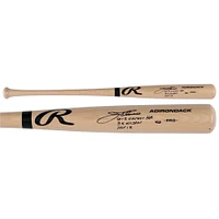 Jim Thome Cleveland Indians Autographed Blonde Rawlings Pro Bat with Multiple Inscriptions
