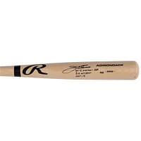 Jim Thome Cleveland Indians Autographed Blonde Rawlings Pro Bat with Multiple Inscriptions