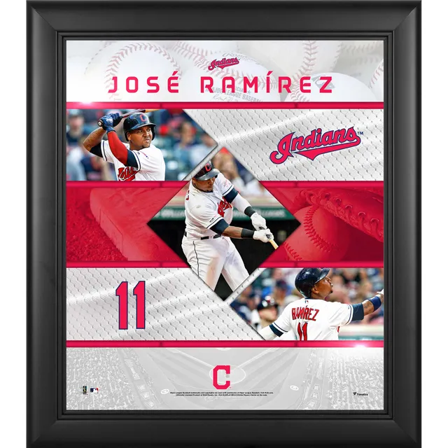 Lids Jose Ramirez Cleveland Indians Fanatics Authentic Framed 15 x 17  Impact Player Collage with a Piece of Game-Used Baseball - Limited Edition  of 500