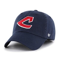 Casquette ajustée Franchise de la collection Cooperstown des Indians Cleveland '47 bleu marine pour homme