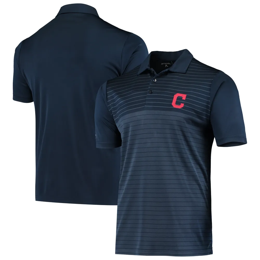 Lids Cleveland Indians Antigua Relay Polo - Navy