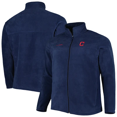 Columbia Navy Cleveland Indians Big & Tall Steens Mountain Veste entièrement zippée pour homme