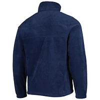 Men's Columbia Navy Cleveland Indians Steens Mountain Full-Zip Jacket