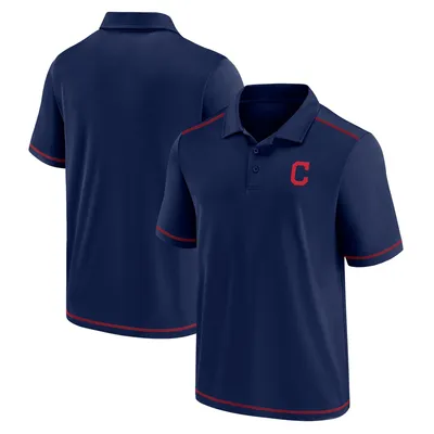 Cleveland Indians Fanatics Branded Primary Team Logo Polo - Navy