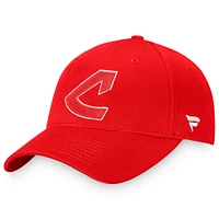 Men's Fanatics Branded Red Cleveland Indians Cooperstown Collection Core Adjustable Hat