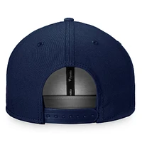 Casquette Snapback Core Snapback de la collection Cooperstown des Cleveland Indians Fanatics pour hommes, bleu marine