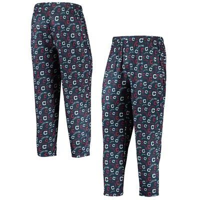 Cleveland Indians FOCO Cooperstown Collection Repeat Pajama Pants - Navy