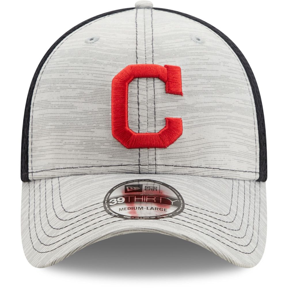 New Era Men's Cleveland Indians Golfer Gray Hat