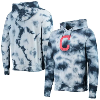 Chicago Bears New Era Team Tie-Dye Pullover Hoodie - Navy