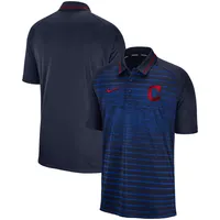 Nike Men's Cleveland Indians Stripe Polo