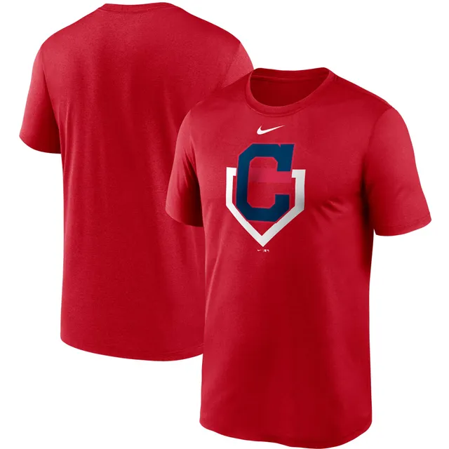 Cleveland Indians Nike Team Short Sleeve Shirt Youth Navy New L