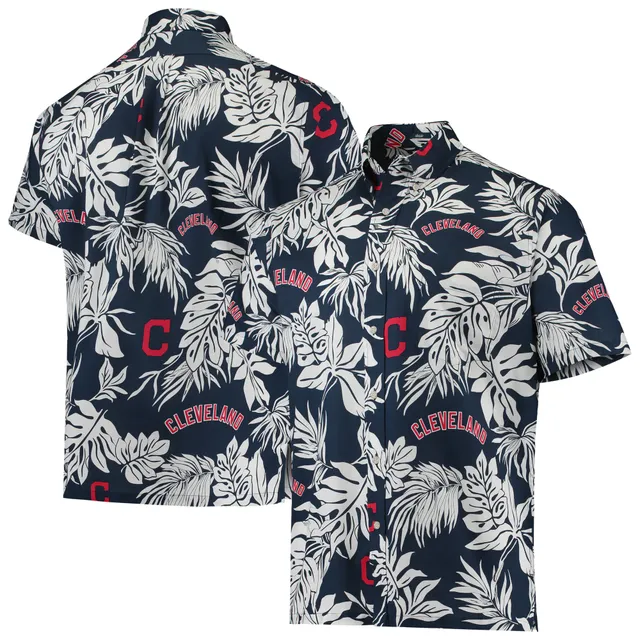 Men's Reyn Spooner Navy Atlanta Braves Aloha Button-Down Shirt 