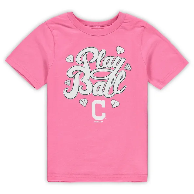 Toddler Tiny Turnip Navy Houston Astros Heart Banner T-Shirt Size:3T
