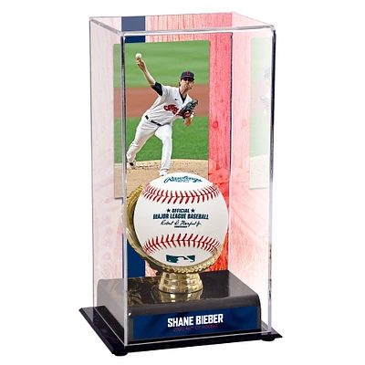 Shane Bieber Cleveland Indians 2020 American League Cy Young Gold Glove with Image Display Case